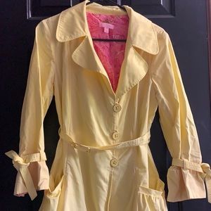 EUC Lily Pulitzer Belted Trench Coat | Size 10 |